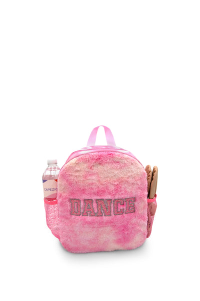 B287 Faux Fur Dance Backpack