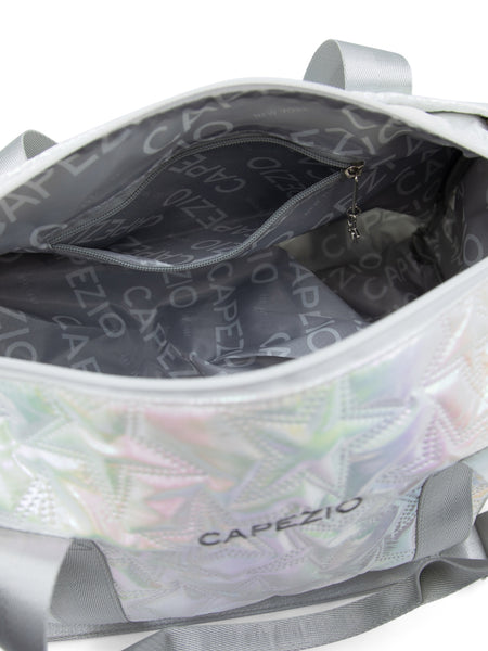 B323 Metallic Star Travel Duffle