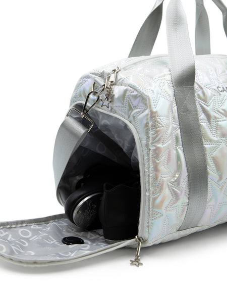 B323 Metallic Star Travel Duffle