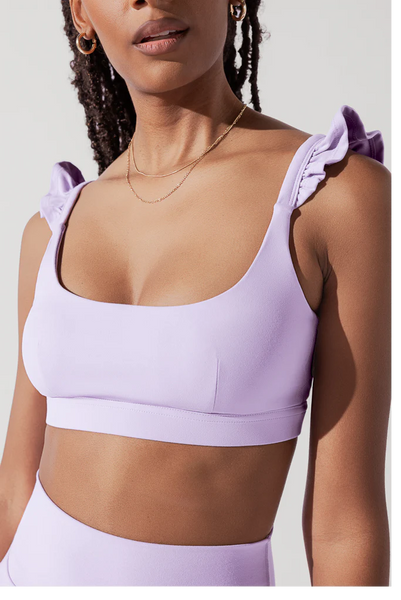 Romance Ruffle Bra - Digital Lavender