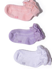BG105C Ruffle Socks 3 Pack