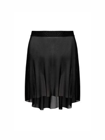 Short Mesh Skirt - Black