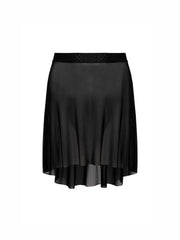 Short Mesh Skirt - Black