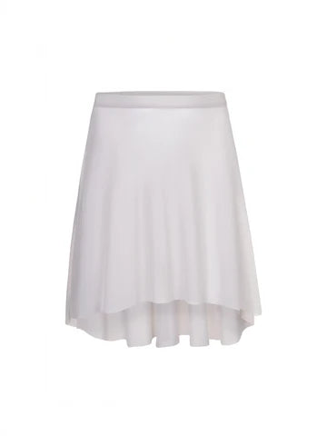 Short Mesh Skirt - Light Nude