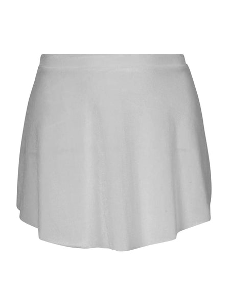 Short Velvet Skirt White