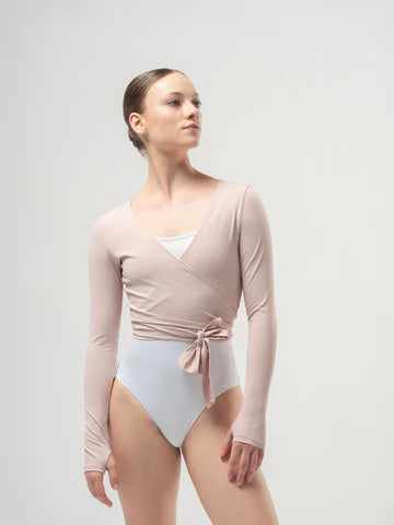 Petal Pink Wrap Top