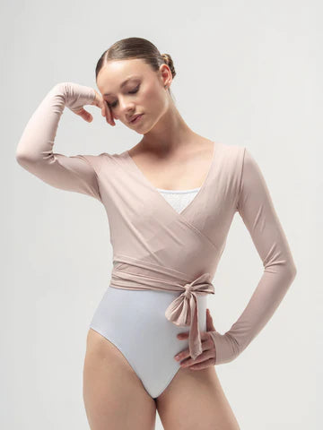 Petal Pink Wrap Top