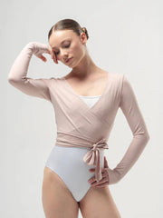 Petal Pink Wrap Top