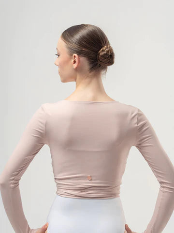 Petal Pink Wrap Top
