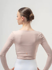 Petal Pink Wrap Top