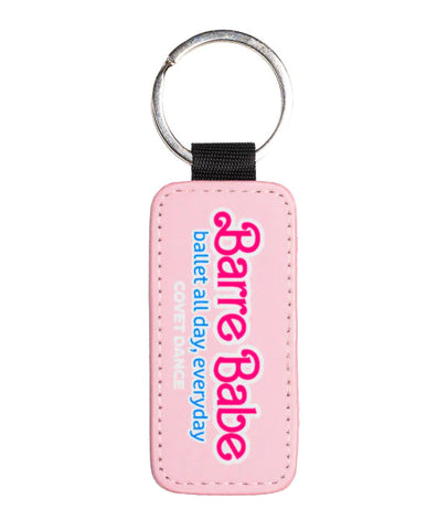 Barre Babe Glitter Keychain
