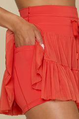 Pirouette Skort - Cayenne