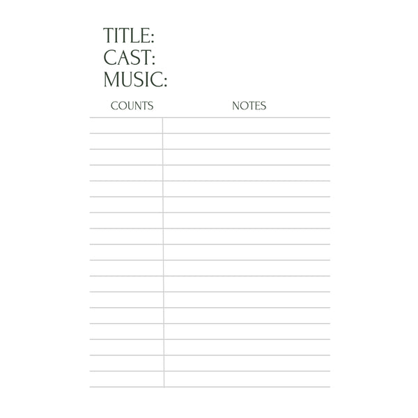 Choreo Workbook