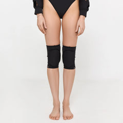 Classic Sleek Black Dance knee pads