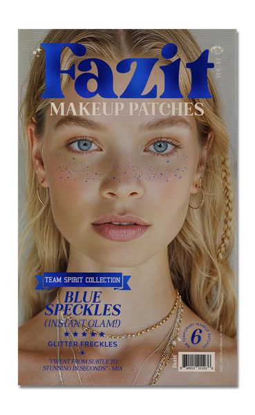 Fazit Blue Spirit Speckles Makeup Patches - Team Spirit Collection