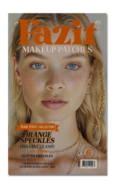 Fazit Orange Spirit Speckles Makeup Patches - Team Spirit Collection