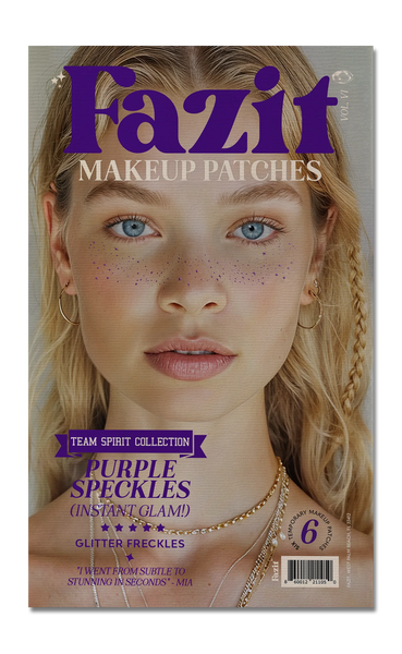 Fazit Purple Spirit Speckles Makeup Patches - Team Spirit Collection