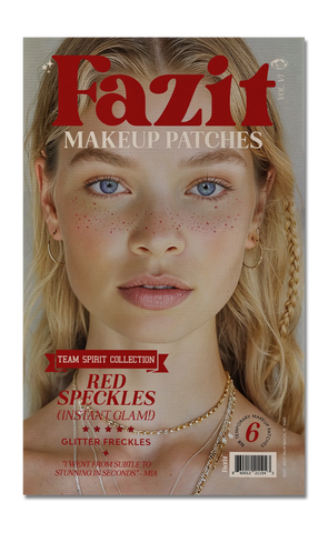 Fazit Red Spirit Speckles Makeup Patches - Team Spirit Collection