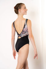 Violette Grey Blossom Leotard