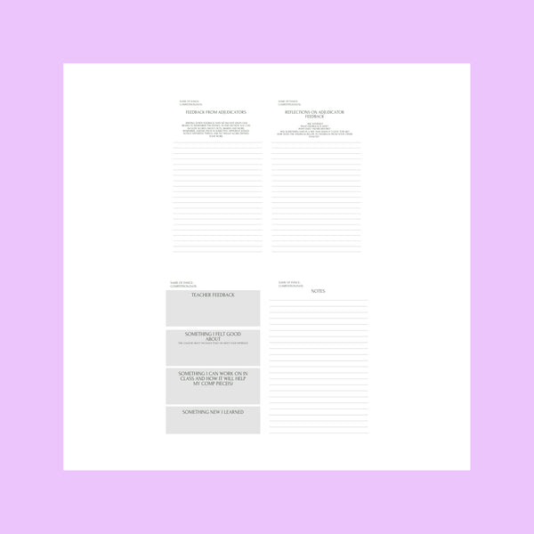 Dance Comp 2026 Journal