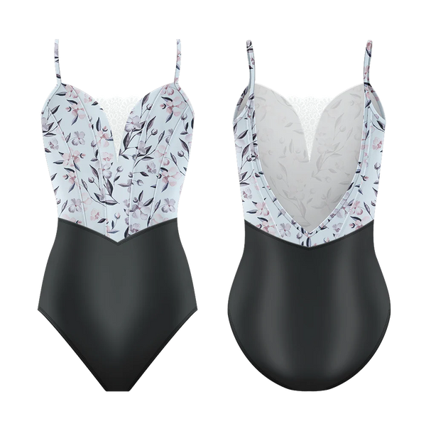 Demi Antoinette Petale Ebony Girls Leotard