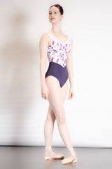 Demi Moulin Florine Purple Velvet Leotard