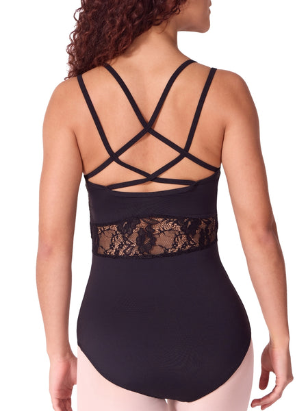 EL103W Lace Camisole Leotard