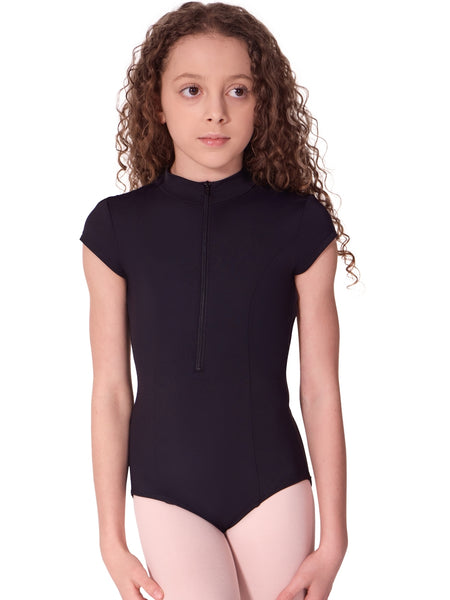 EL107T Short Sleeve Princess Leotard