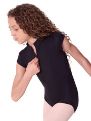 EL107T Short Sleeve Princess Leotard