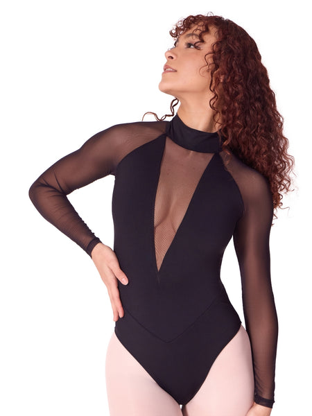 EL109W Long Sleeve Mesh eotard