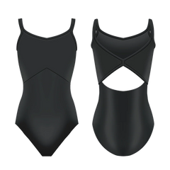 Evie Black Leotard Girls
