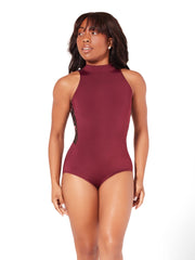 F12403W Ornate Romance High Neck Leotard