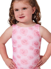 F12432C Coming Up Roses Peony Leotard