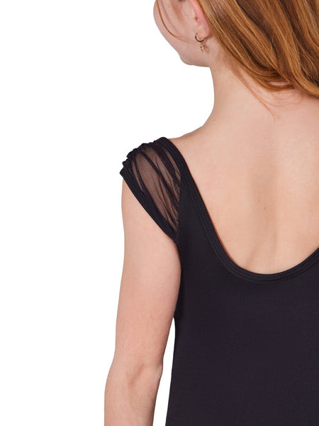 F12434C Coming Up Roses Rosa Leotard