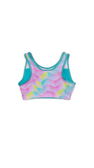 F12447C Sunset Wave Tropical Top