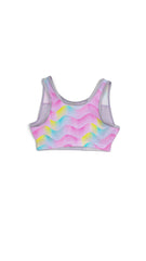 F12447C Sunset Wave Tropical Top