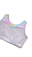 F12447C Sunset Wave Tropical Top