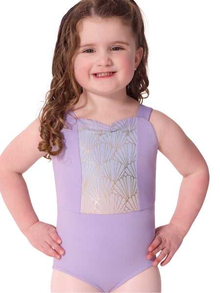 F12580C Seashell Tank Leotard