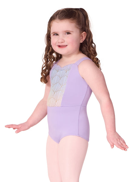 F12580C Seashell Tank Leotard
