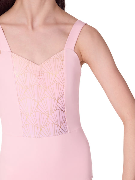 F12580C Seashell Tank Leotard