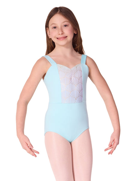 F12580C Seashell Tank Leotard