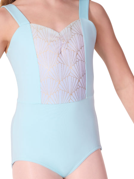 F12580C Seashell Tank Leotard