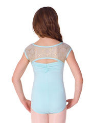 F12581C Pearl Cap Sleeve Leotard