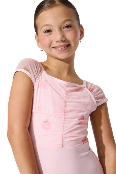 F12634C Strawberry Leotard