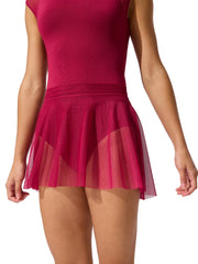 F12714W Damask Skirt