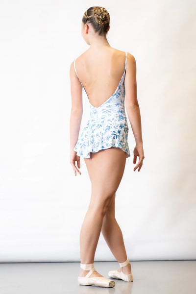 Jardin Flora Bleu Girls Leotard