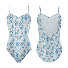 Jardin Flora Bleu Girls Leotard