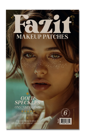 Fazit Gold Glitter Freckles Makeup Patches