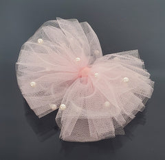 HC0004 Hair Bow with Pearls