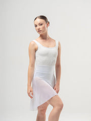 Flora Leotard Pearl White